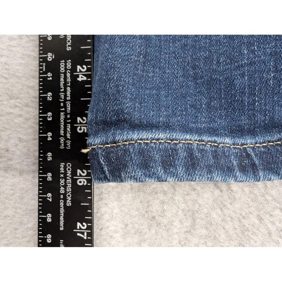 Tommy Hilfiger Jeans Womens 10 Tribeca Straight Ankle Logo Side Tape Stretch - Picture 7 of 16